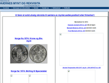 Tablet Screenshot of myntogrekvisita.no